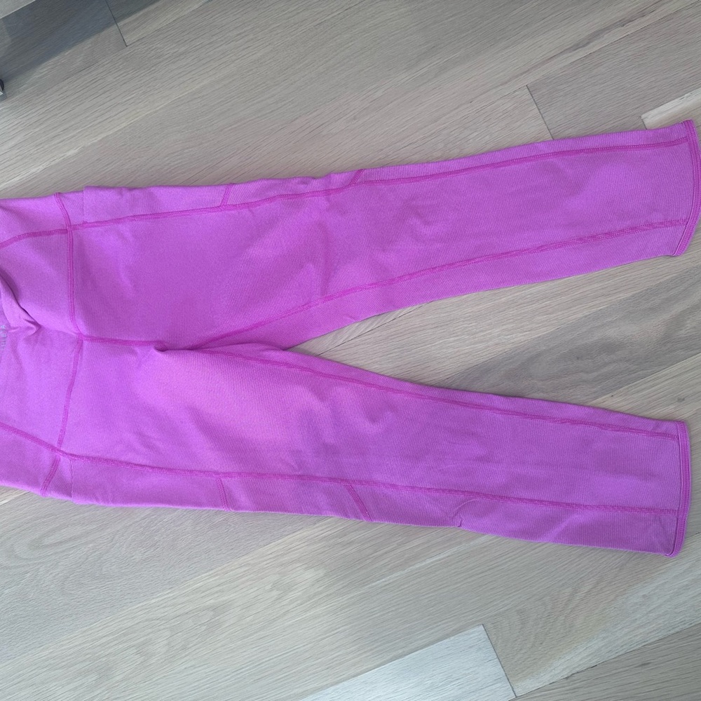 Athleta Pink Leggings Full-Length Stretchy Fit
